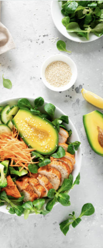Grilled Chicken Salad DASH Diet. Grilled Chicken Salad