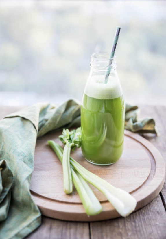 Celery Juice for muscle relaxation, lower blood pressure, anti-diabetic